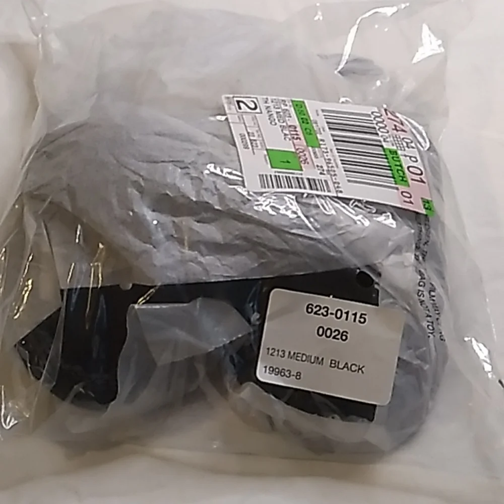 Girls Slippers size 12 / 13 black with boa and sequence that turns silver. NWT